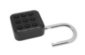 Hængelås m/kode og bluetooth 46 mm zink/stål/ABS